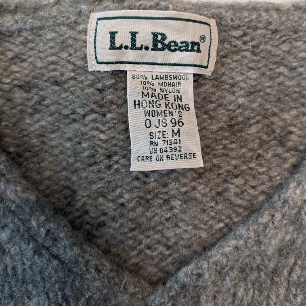 Vintage L.L. Bean Lambswool and Mohair Sweater - Size M - Picture 5 of 7